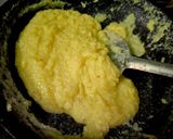 A picture of step 4 of Coconut Chandrapuli.