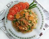 Foto langkah ke 6 dari resep Corn Vermicelli With Scrambled Egg.