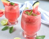 A picture of step 8 of Watermelon masala mojito.