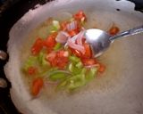 Foto del paso 4 de la receta: Huevos con vegetales 🍳🫑🍅