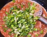A picture of step 4 of Cauliflower manchurian.