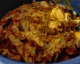 A picture of step 6 of Mutton Curry.