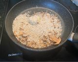 Gombás risotto cukkinivel 🍆fügével recept fázis 2 fotója