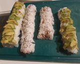 Foto del paso 13 de la receta: Sushi para principiantes (sin alga nori)
