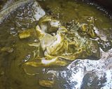 A picture of step 2 of Palak paneer.