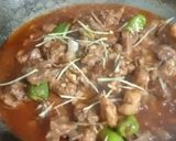 A picture of step 7 of Mutton dhaba karahi.