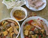 Hình bước làm 4 của món Bún riêu cua