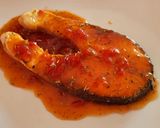 Foto del paso 4 de la receta: Salmón con salsa de mermelada de tomate, naranjada y romero 😋