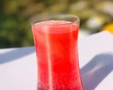 A picture of step 4 of Arizona sunset drink.