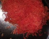 A picture of step 1 of Carrot kheer.