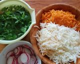 Foto del paso 1 de la receta: Ensalada de jícama, zanahoria y rábanos
