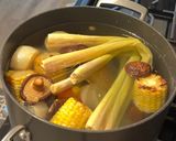 A picture of step 2 of Vegan Lemongrass “Beef” Noodle Soup (Bún Bò Huế.