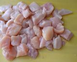 A picture of step 1 of Chicken Tikka.