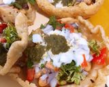 A picture of step 5 of Katori chaat.