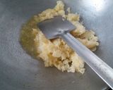 A picture of step 1 of Falahari halwa paratha with makhane ka raita.