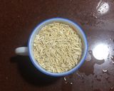 A picture of step 1 of Payesh / Kheer.