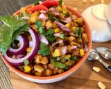खट्टी, मीठी, तीखी कॉर्न फ्राई. (Khatti mithi teekhi corn fry recipe in hindi) रेसिपी चरण 5 फोटो
