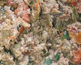 A picture of step 6 of Samosas meat pouch.