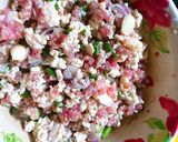 Hình bước làm 1 của món Chả thịt đậu phụ chiên