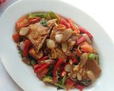 Foto langkah ke 3 dari resep Ikan Asin Jambal Tumis Bawang Merah #PR_RecookOlahanIkanAsin.