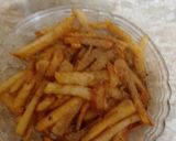 A picture of step 1 of French fries.