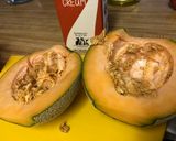 Foto del paso 1 de la receta: Paletas de Melón con Crema