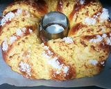 Foto del paso 11 de la receta: Roscón de pascua relleno de coco 🐇🐣