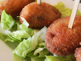 Mejillones rebozados un poco "picantes"