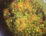 A picture of step 7 of Instant veg cooker biryani.