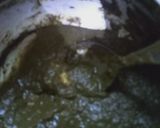A picture of step 7 of Palak paneer.