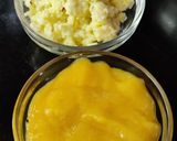 A picture of step 9 of Mango Kalakand Shots.