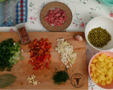 Foto del paso 1 de la receta: Frit Mallorquí d'Endiot (Pavo)