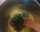 A picture of step 4 of Spanakorizo (Greek Spinach and Rice).