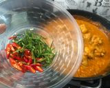 A picture of step 4 of Panang Chicken Curry.