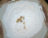A picture of step 1 of Patira with egg sauce.