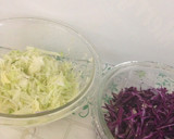 Foto del paso 2 de la receta: Ensalada de Col (Repollo)morado y col blanco verde!!