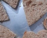 A picture of step 3 of Healthy & Nutritious Brown Bread Sandwich Hearts.