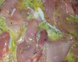 Foto del paso 5 de la receta: Milanesa de Cerdo con Fideos Cherry y Ajo Asados