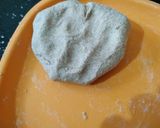 A picture of step 2 of Darsan (multi-flour honey noodls).