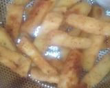 A picture of step 7 of Crunchy yam fingers.