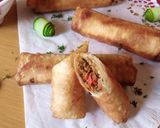 A picture of step 9 of Tandoori Mince Roll.