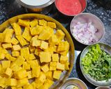 A picture of step 3 of Authentic Kathiawadi Dhokli nu shaak/ sabzi.