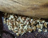 A picture of step 1 of Walnut fudge.