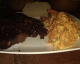 Foto del paso 15 de la receta: Entraña a la pimienta y riñoncitos fritos al ajillo
