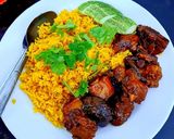 รูปขั้นตอนการทำที่ 5 ของ ข้าวหมกซี่โครงหมูตุ๋น