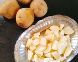 A picture of step 1 of Fry potato chatpata Fry aloo.
