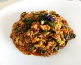 Foto do passo 5 de Risoto de Arroz Vermelho e Brócolos