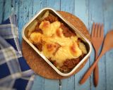 Foto langkah ke 3 dari resep Baked Potato Chilli n Cheese.