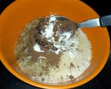A picture of step 1 of Choco chips cupcakes.