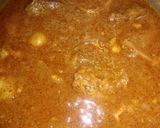 A picture of step 4 of Thai nuea kae (mutton).
